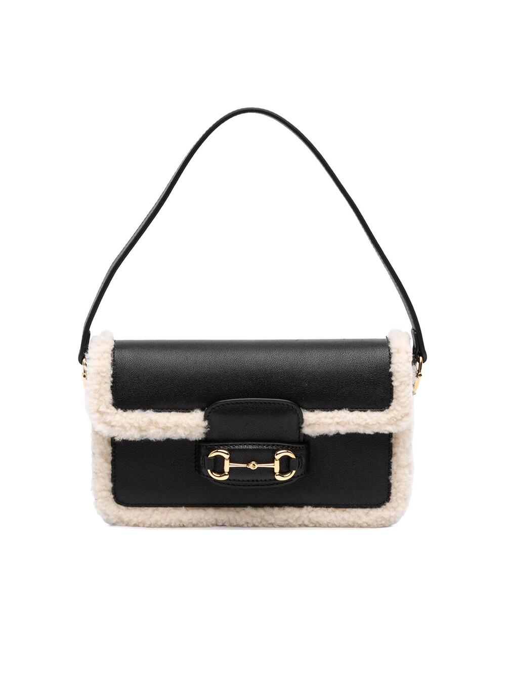 Gucci Mini Shearling Calfskin Horsebit #330338G13B